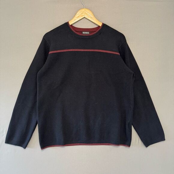 Reunion Knit Sweater Skater Style Size Large Round Neck Acrylic Blend - Picture 1 of 9